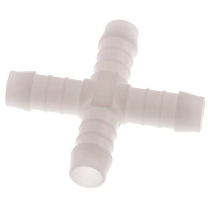 13 mm POM Kruis-Slangkoppeling [2 Stuks]