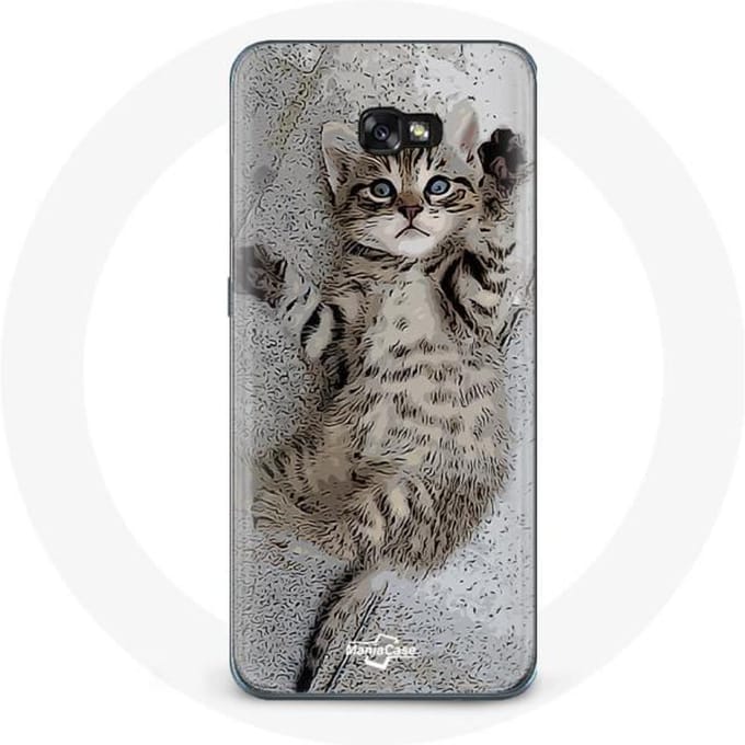 Coque pour Samsung Galaxy A8 2016 Chaton Bengal mignon