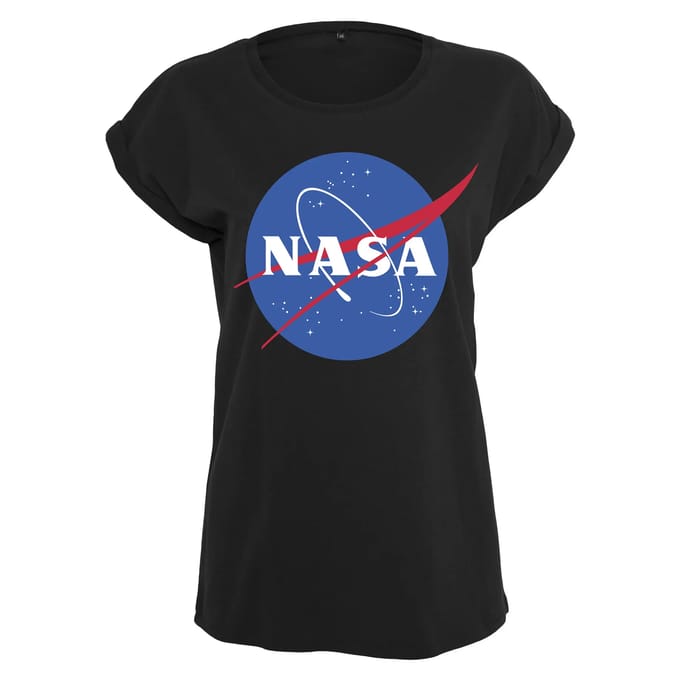 NASA Logo Lady T-shirt - Zwart - Maat L