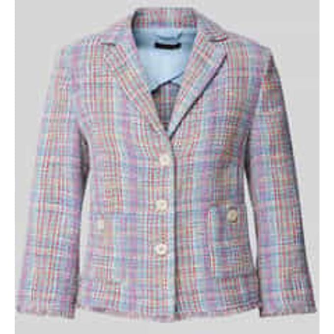 Blazer met structuurmotief