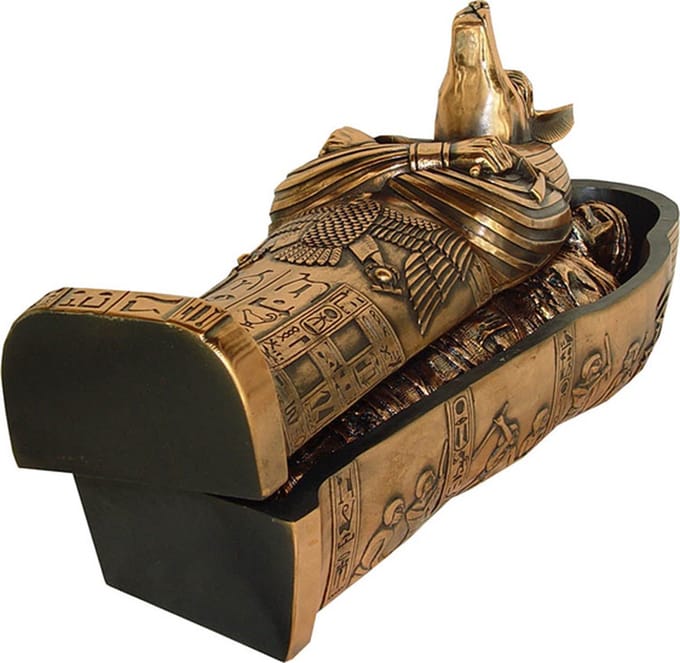 PIA Soft Toys Sarcofaag Cleopatra met mummie - 32 cm