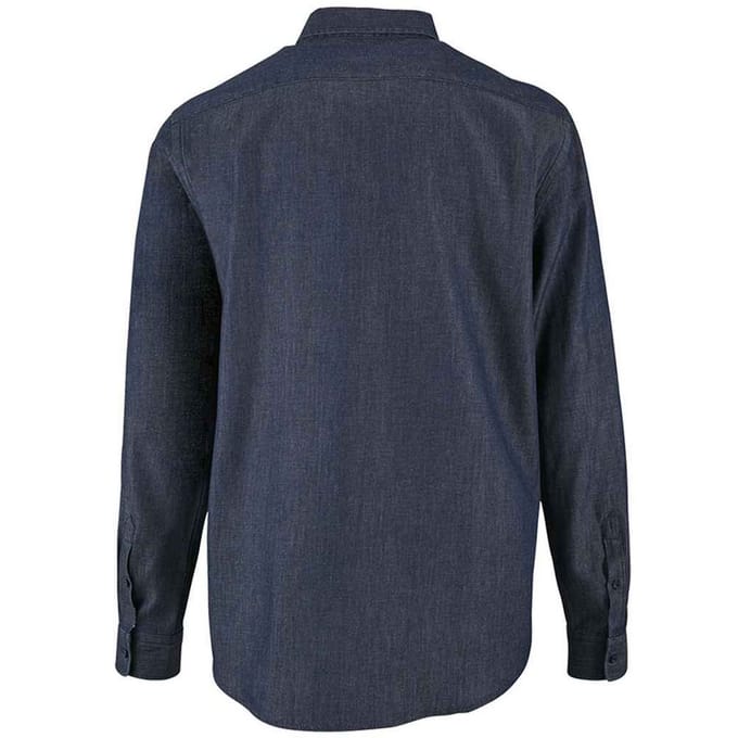 SOLS Heren Barry Denim Overhemd (Brut Denim)