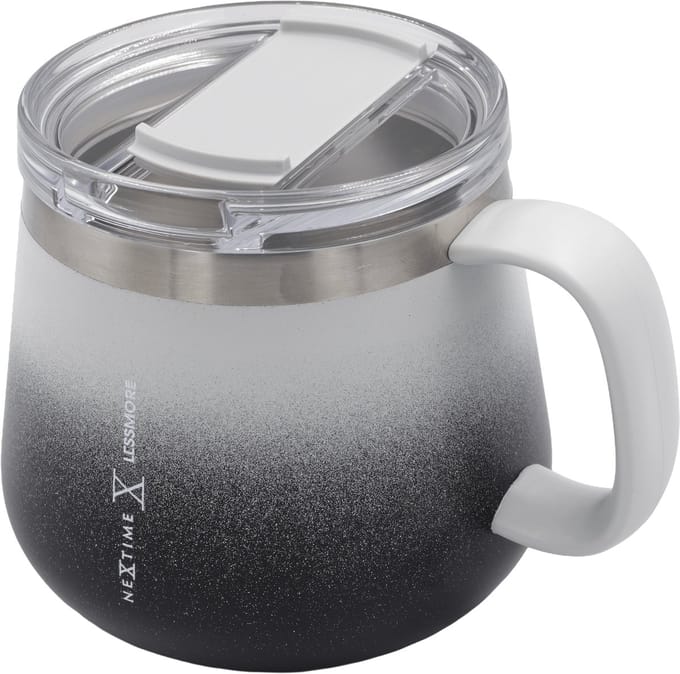 Thermische mok 473 ml (16oz)-95% gerecycled roestvrij staal-Staalgrijs 'Chubby Mug 16'