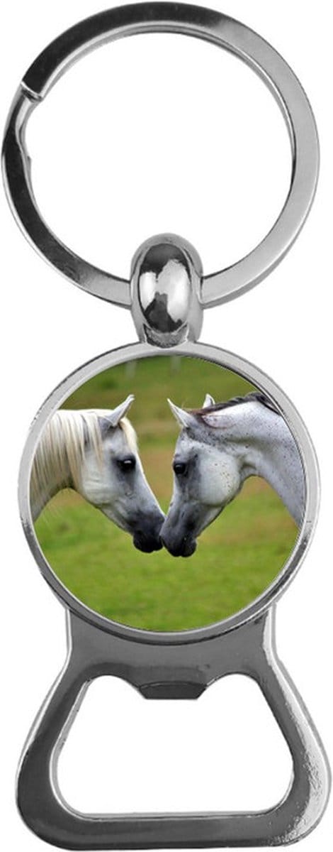 Bieropener Glas - Paarden
