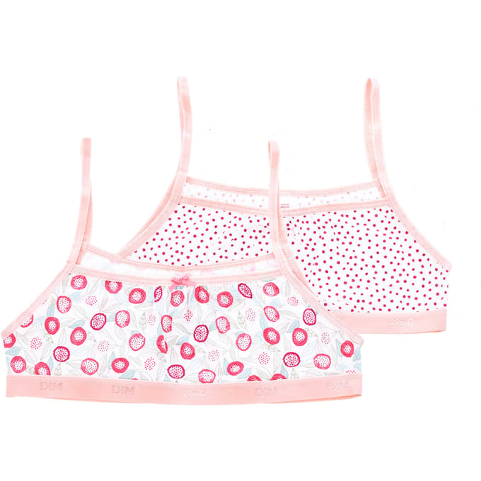 Pack-2 Comfort Top Beha zonder beugels D0BV7 meisje