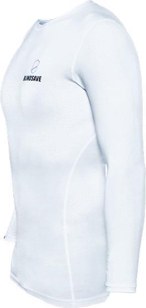 BLINDSAVE Compressie Shirt - Wit - Lange mouwen - XS