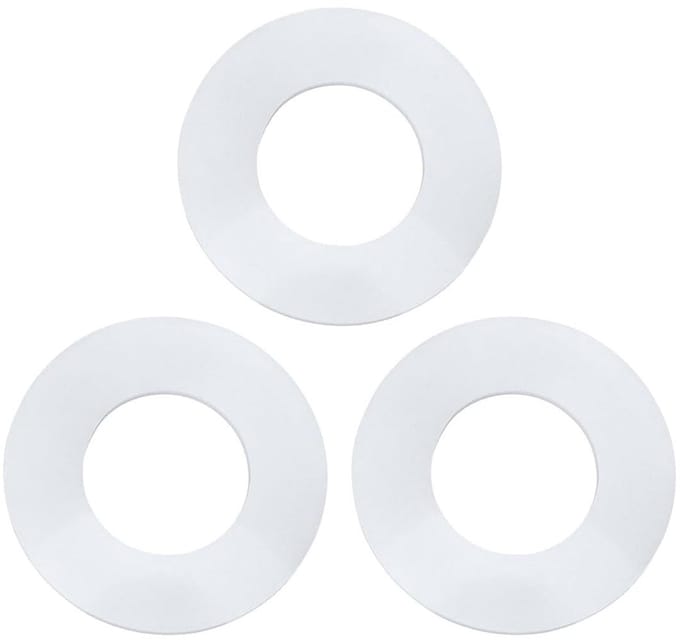 Dailygoods- Spoelklepring 3-pack - Afdichtring Geberit - Rubberen Ring - Afdichtingsring - Binnendiameter 33 mm - Buitendiameter 85 mm