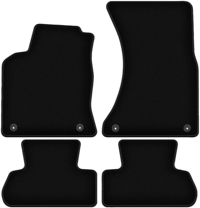 BASIC zwarte veloursmatten voor: Audi Q5 I SUV (2008-2017)