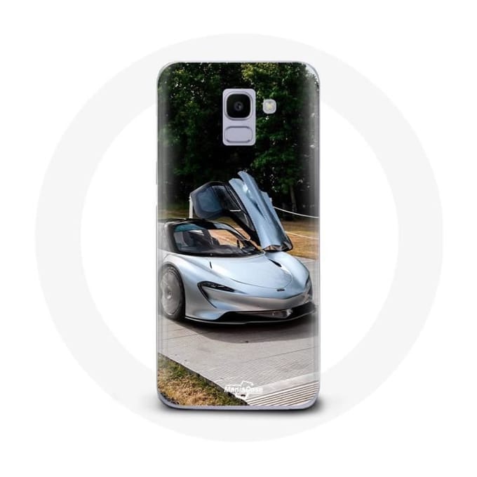 Coque - McLaren - Samsung Galaxy A8 2018 - Formule 1 - Gris - Protection Rigide gris