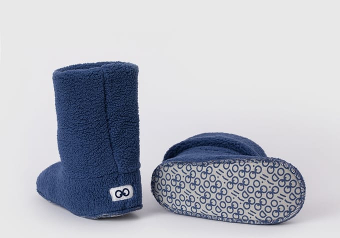 Woody boots - blauw - 232-10-BOO-M/834 - maat 0/6 mnd