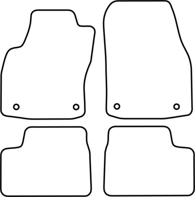 Automatten | Mattenset Opel Astra - H modellen - 2004 - 2010