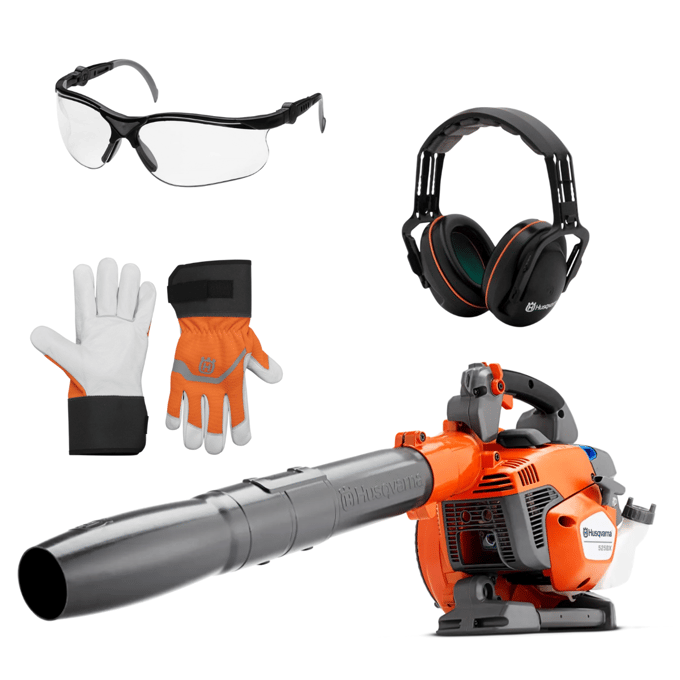 Husqvarna 525bx handblazer  actie