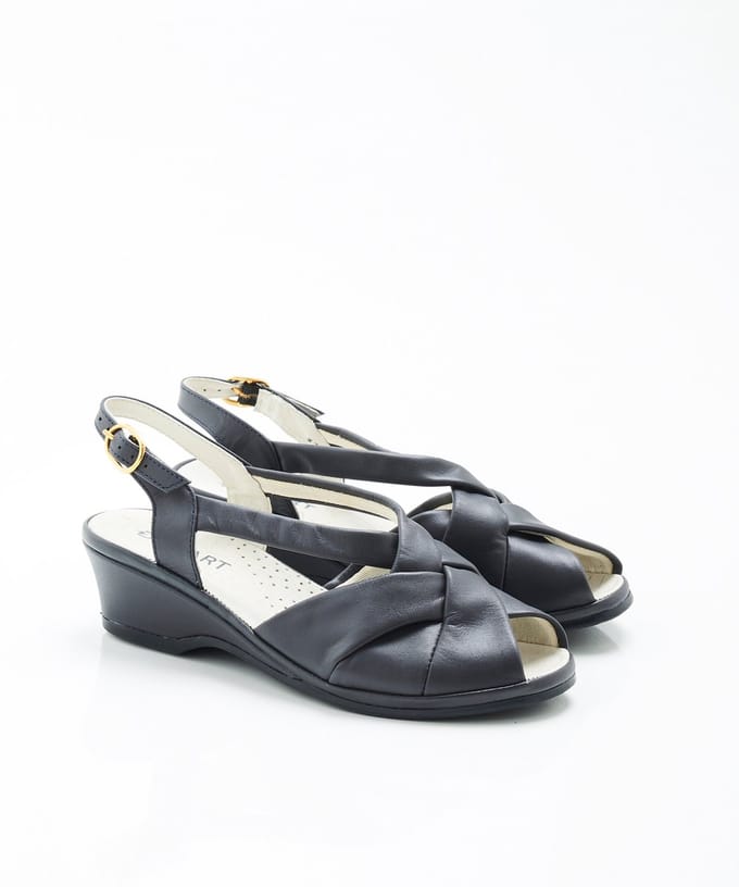 Damart - Sandalen met California Piedical structuur - Dames - Blauw - 40