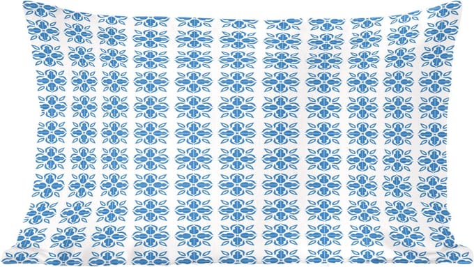 Sierkussens - Kussentjes Woonkamer - 50x30 cm - Zee - Sfeer - Blauw - Wit