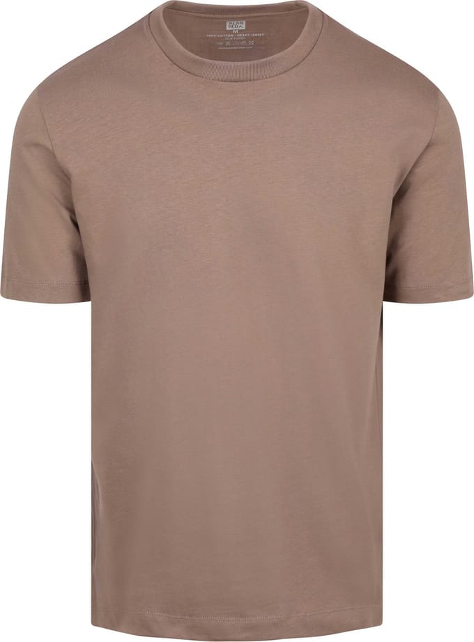 Alan Red Venice T-Shirt Heavy Jersey Taupe - Maat L - Heren - Basic T-shirt