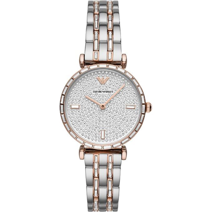 Emporio Armani AR11293 Gianni Tweekleurig Dameshorloge