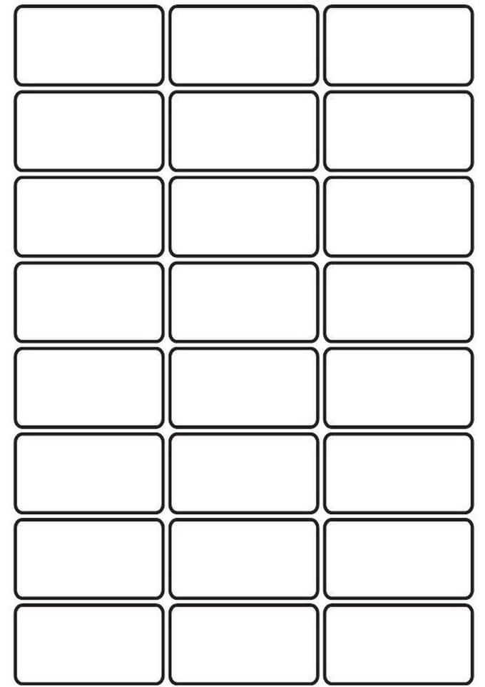 A4 etiketten 64 x 34 mm wit (100 vel)