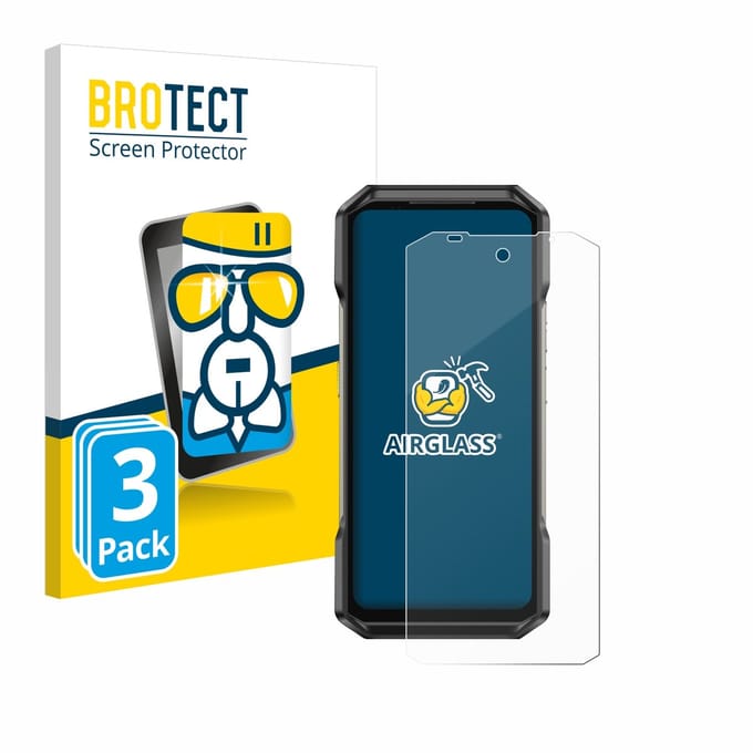Screenprotector 3 Stuks voor Ulefone Armor 27 Beschermglas transparant