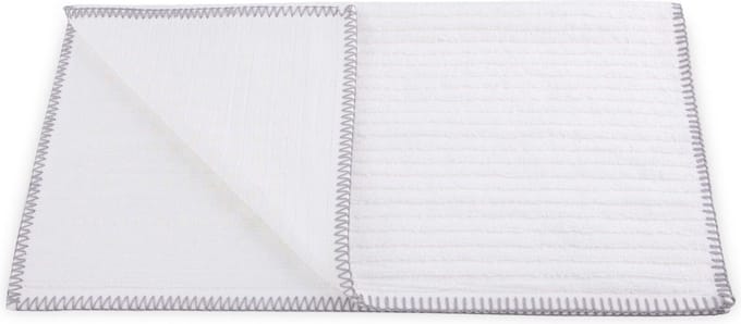 Heckett & Lane bamboo bidetmat wit - 60x60  - zachte touch - luxe uitstraling