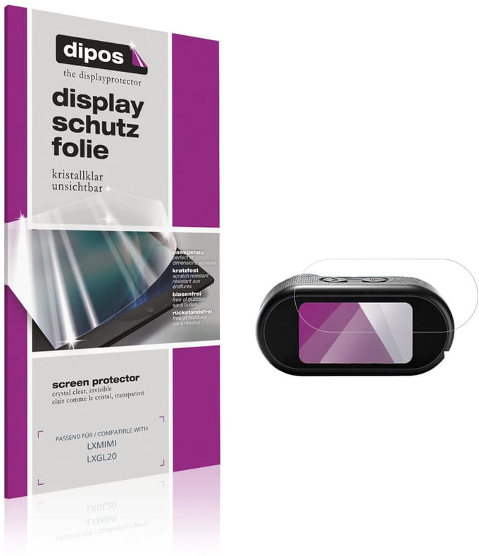 dipos – 4x Beschermfolie geschikt voor LXMIMI LXGL20 | Krasbestendige & heldere Screenprotector Ultra-Thin