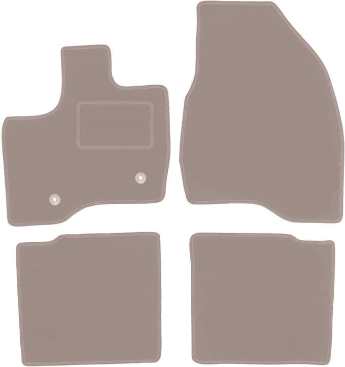 Beige veloursmatten voor: Ford Explorer MK5 SUV (2010-2019)