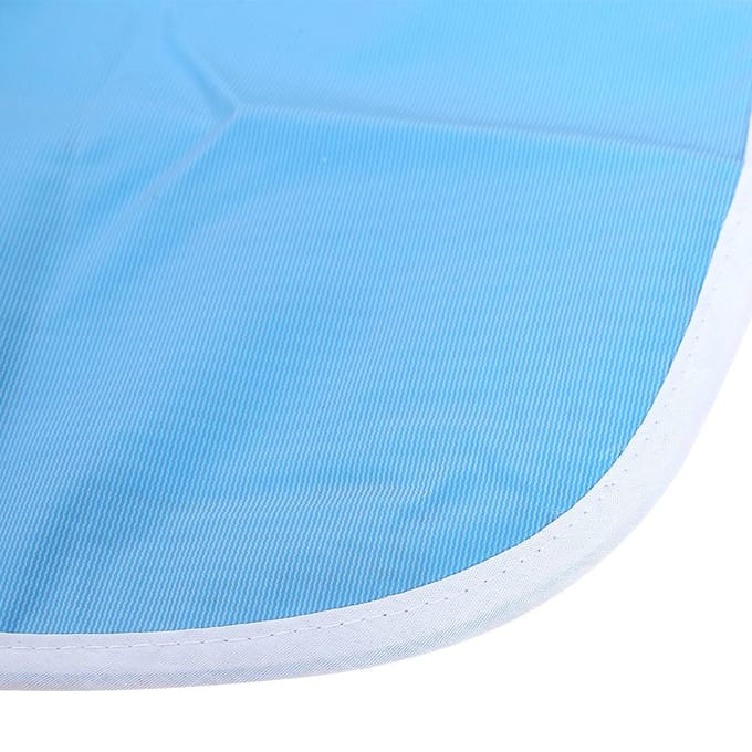 Waterdichte Slab voor Volwassenen Dubbellaags Eetkledingbeschermer Kaki blauw