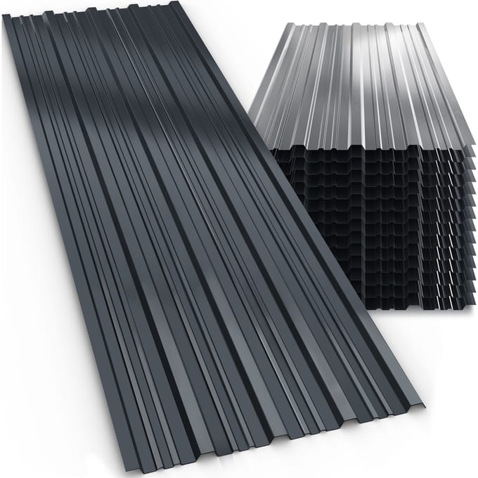 GARDEBRUK 14x Dakplaten– 110x46cm=7m2 Weerbestendig - Antraciet