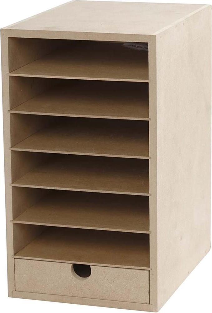 Papier opslag unit, H: 31,5 cm, D: 24,5 cm, B: 18 cm, A5, 1 stuk