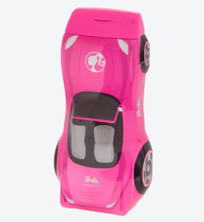 BADSCHUIM IN RACEWAGEN BARBIE ROZE AUTO MEISJES 300 ML