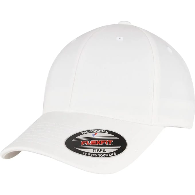 Urban Classics - Alpha Shape Flexfit pet - S/M - Wit