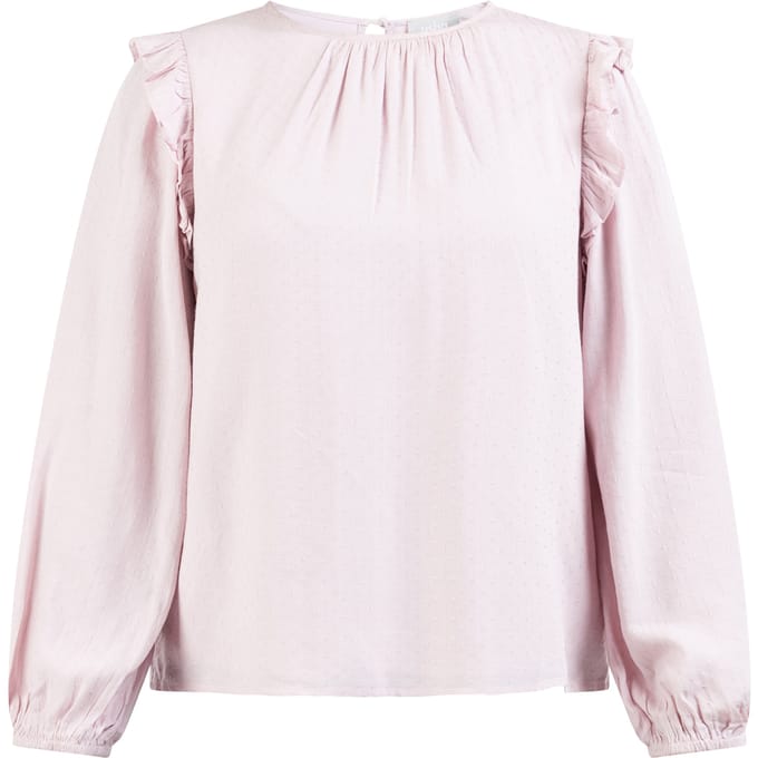 usha Klassieke blouse met lange mouwen nowles Dames Mauve
