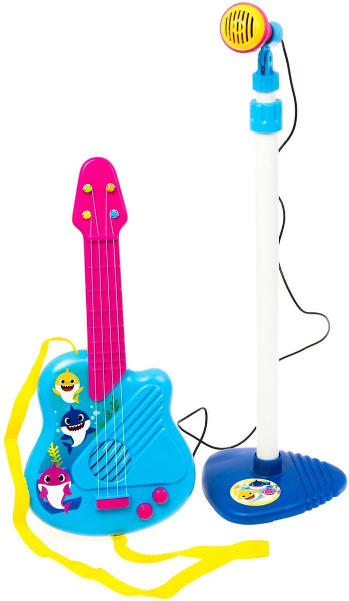 Baby Shark gitaar met microfoon