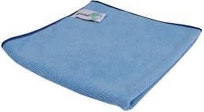 Wecoline Microvezeldoeken gebreid blauw 10 stuks