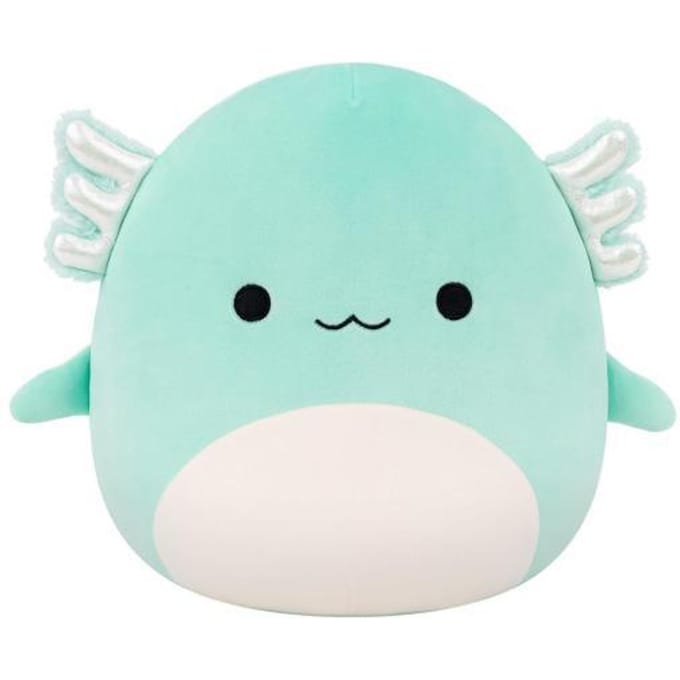 Squishmallows - Medium Plush 30cm Anastasia - Teal Axolotl W/Silver Gills