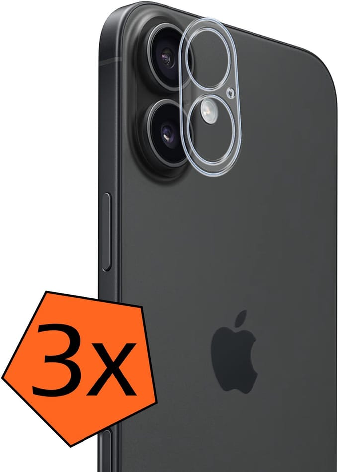 Camera Lens Protector - 3 Stuks - Geschikt voor Apple iPhone 17 - Camera Screenprotector - Gehard Glas - Beschermglas - Tempered Glass - Screen Protector