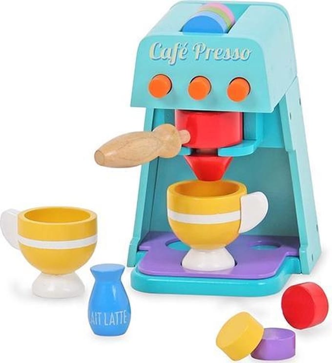 Houten Koffiezetapparaat, 5-delig Mentari