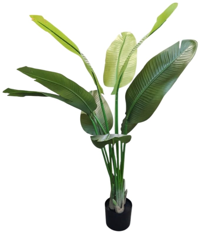 Mica Decorations Kunstboom Traveller palm - 50x50x120 cm - Polyester - Groen