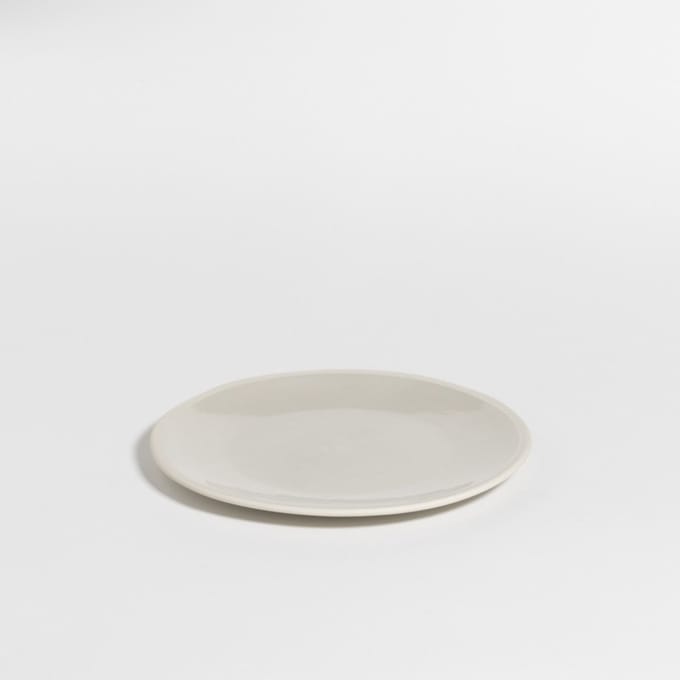 The Table Amsterdam Atelier Ontbijtbord - Mushroom - Ø20 cm - Wit