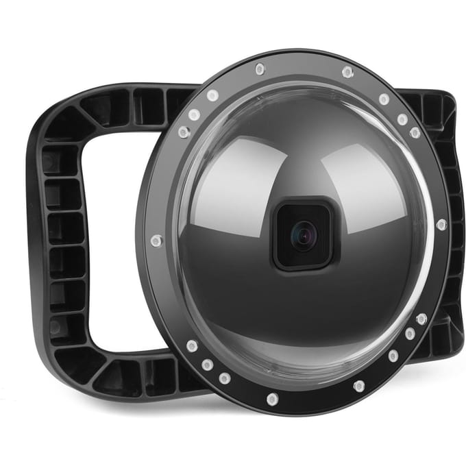 XTGP559 Camera Dual Handle Dome Port Waterdichte behuizing Camera beschermhoes 45m waterdicht zwart