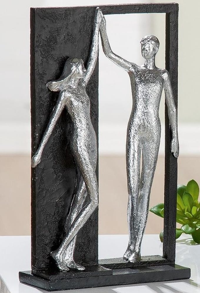 poly-figuur - liefdespaar - 6,5x16x27cm