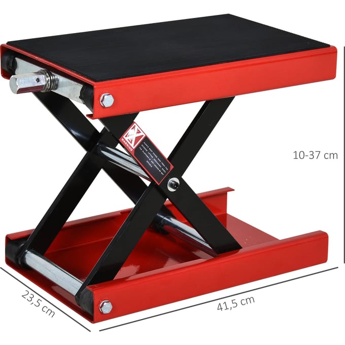 DURHAND Motorfiets Hefplatform met Verstelbare Hoogte, Draagvermogen 500kg