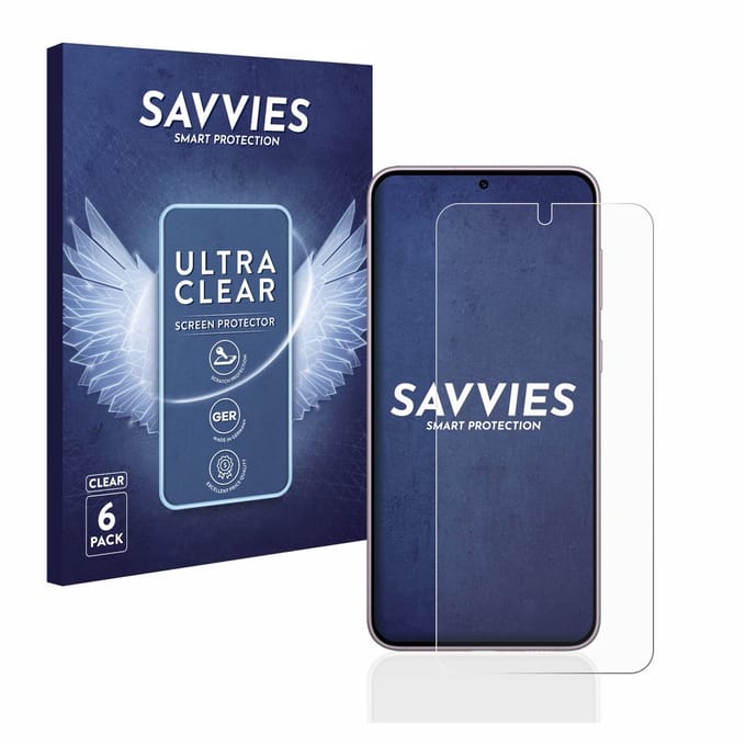 Savvies - Screenprotector voor Samsung Galaxy S23 - Folie Beschermfolie transparant 6 Stuks