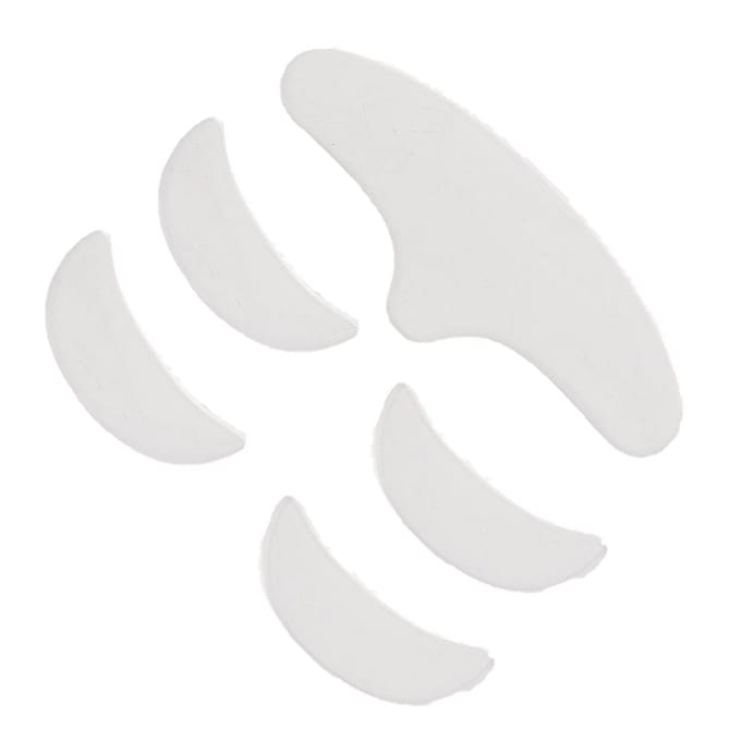 5 stuks anti-rimpel siliconen patch pad huidlifting herbruikbare wasbare voorhoofd oog gezichtspatch white