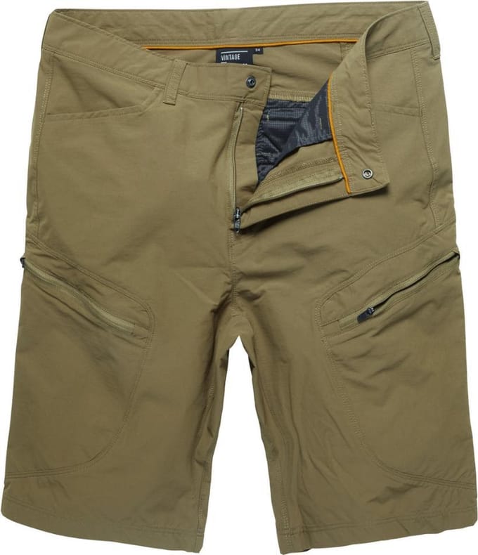 Vintage Industries Trussley technical short sage green 32