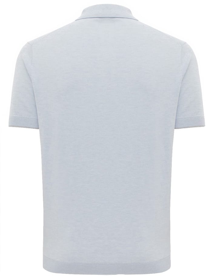 Gentiluomo poloshirt korte mouw lichtblauw