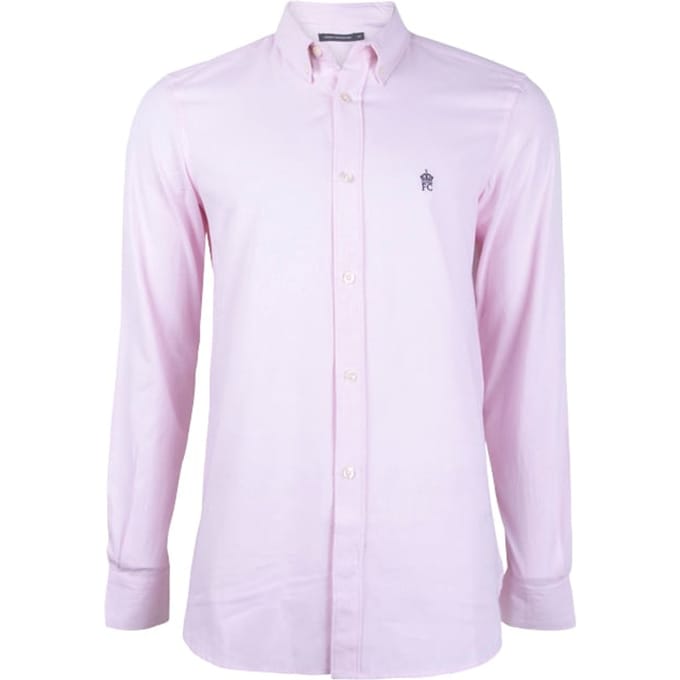 French Connection Oxford Ls Soft Pink Taglia: S | Camicie Casual Outlet | Uomo | Rosa