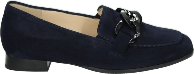 Hassia 300846~~~~~~~~~~~~~~~~~~~~~~~~ - Instappers - Kleur: Blauw - Maat: 40