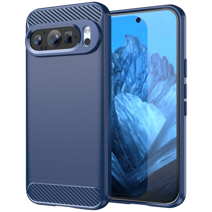 Mocaa Google Pixel 9 / Pixel 9 Pro Schokbestendig Hoesje Blauw