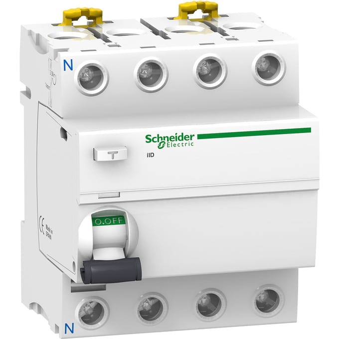 Schneider Electric Acti9 4P 80A 300mA Type A RCCB - A9R25480
