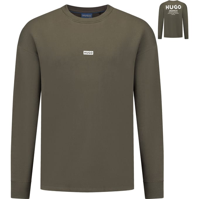 Loose fit sweatshirt van puur katoen, model 'NAVIU'